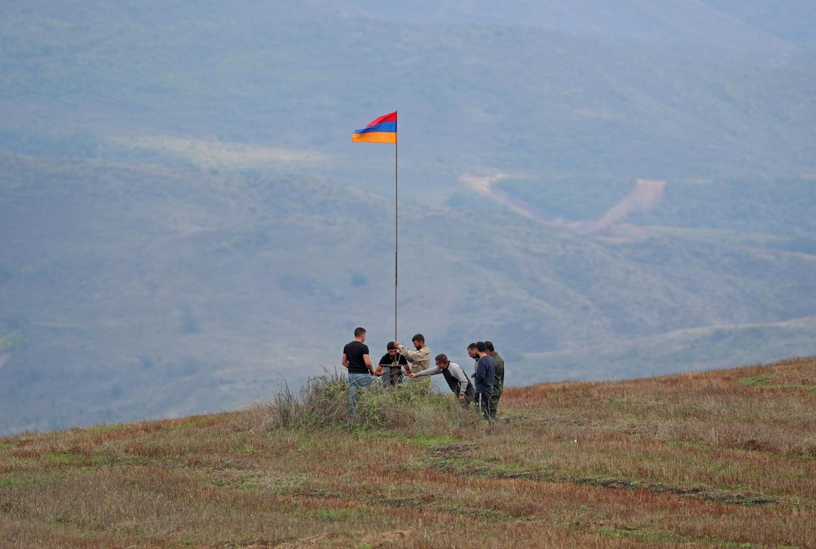 Armenija tokrat ni vojaško posredovala proti Azerbajdžanu, potem ko je ta v torek sprožil bliskovito vojaško operacijo. Foto: Reuters