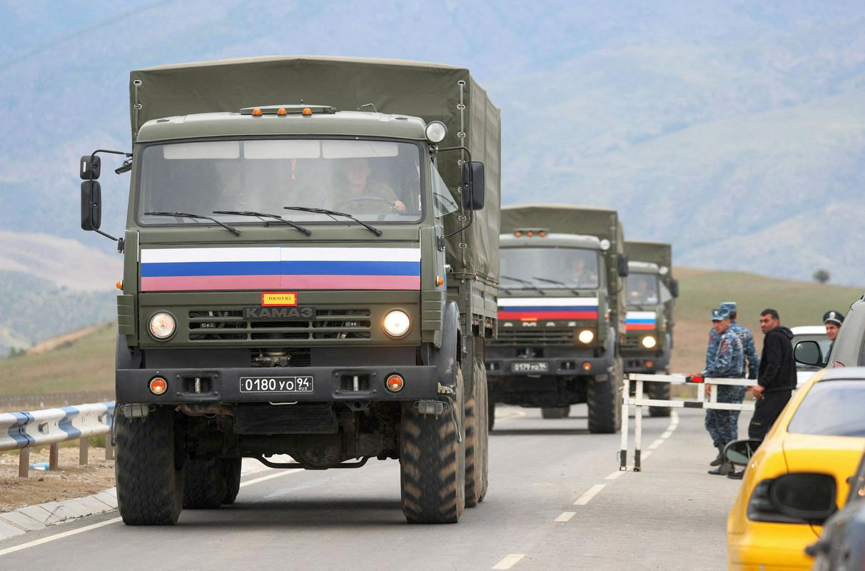 Rusija je sporočila, da je prebivalcem Gorskega Karabaha dostavila več deset ton pomoči. Foto: Reuters