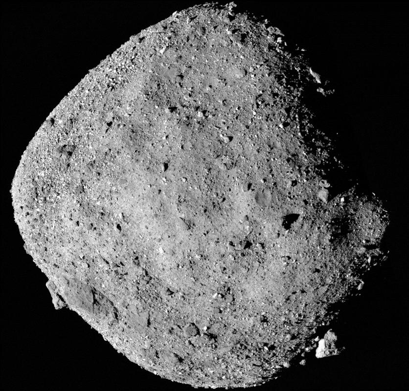 Vzorce z asteroida Bennu so vzeli oktobra 2020. Foto: Reuters