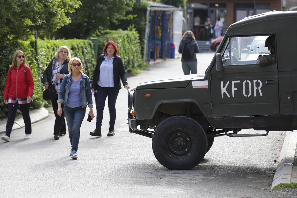 V okviru misije Kfor je na Kosovu trenutno 4500 vojakov. Foto: AP