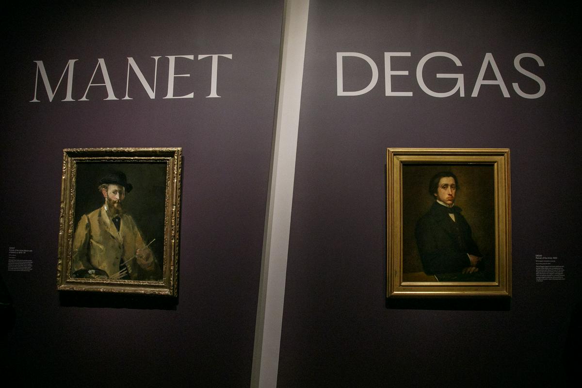 Še do 7. januarja bo v muzeju na ogled prva obsežna razstava, ki raziskuje dialog med Manetem in Degasem, ki prinaša 160 slik in del na papirju. Foto: EPA