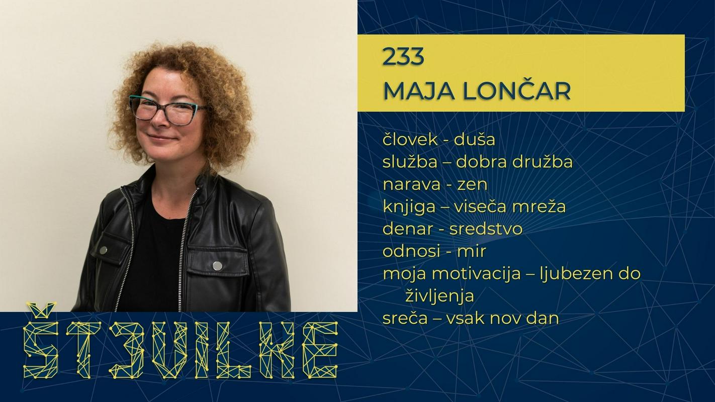Igra asociacij in ... Maja Lončar! Foto: MMC RTV SLO/Tina Kosmos