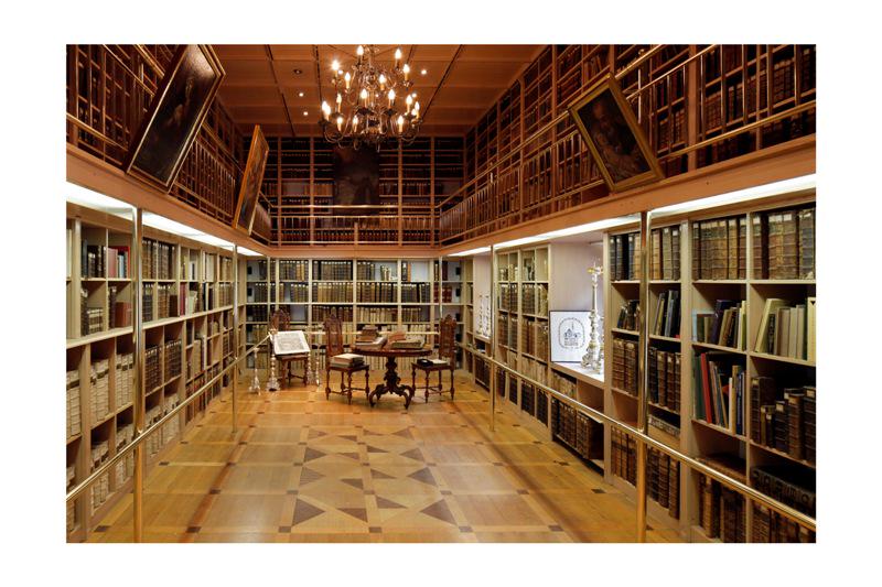 Knjižnica frančiškanskega samostana, Novo mesto, 1469–1800 (v sklopu Frančiškanskega samostana, Novo mesto). Foto: Frančiškanski samostan, Novo mesto