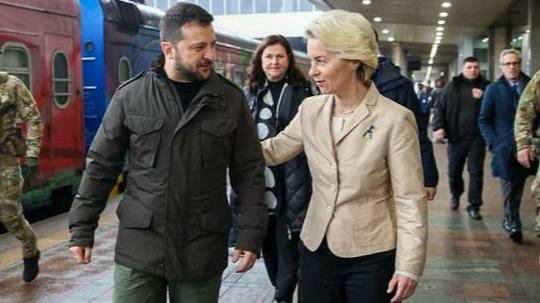 Von der Leyen obiskala Kijev pred objavo poročila o napredku Ukrajine za članstvo v EU-ju