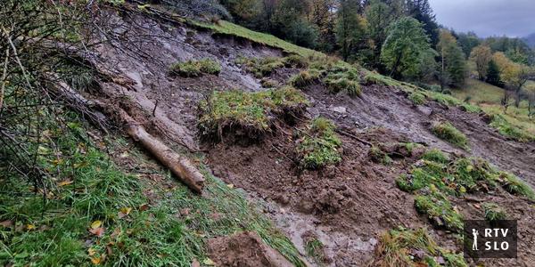 Die Erdrutsche in Blate, Koseč und in Jazne haben sich beruhigt