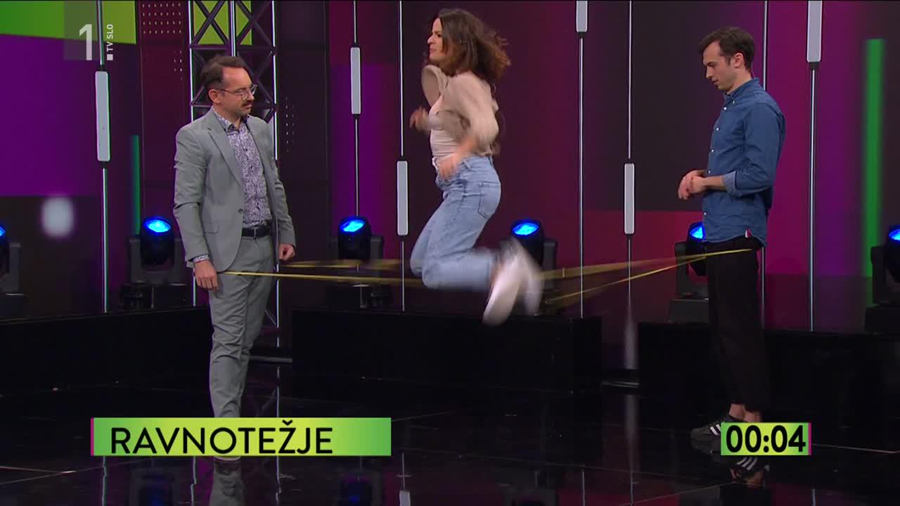 Gaja in Klemen iz Krompirja preizkušala gumiverbalne sposobnosti