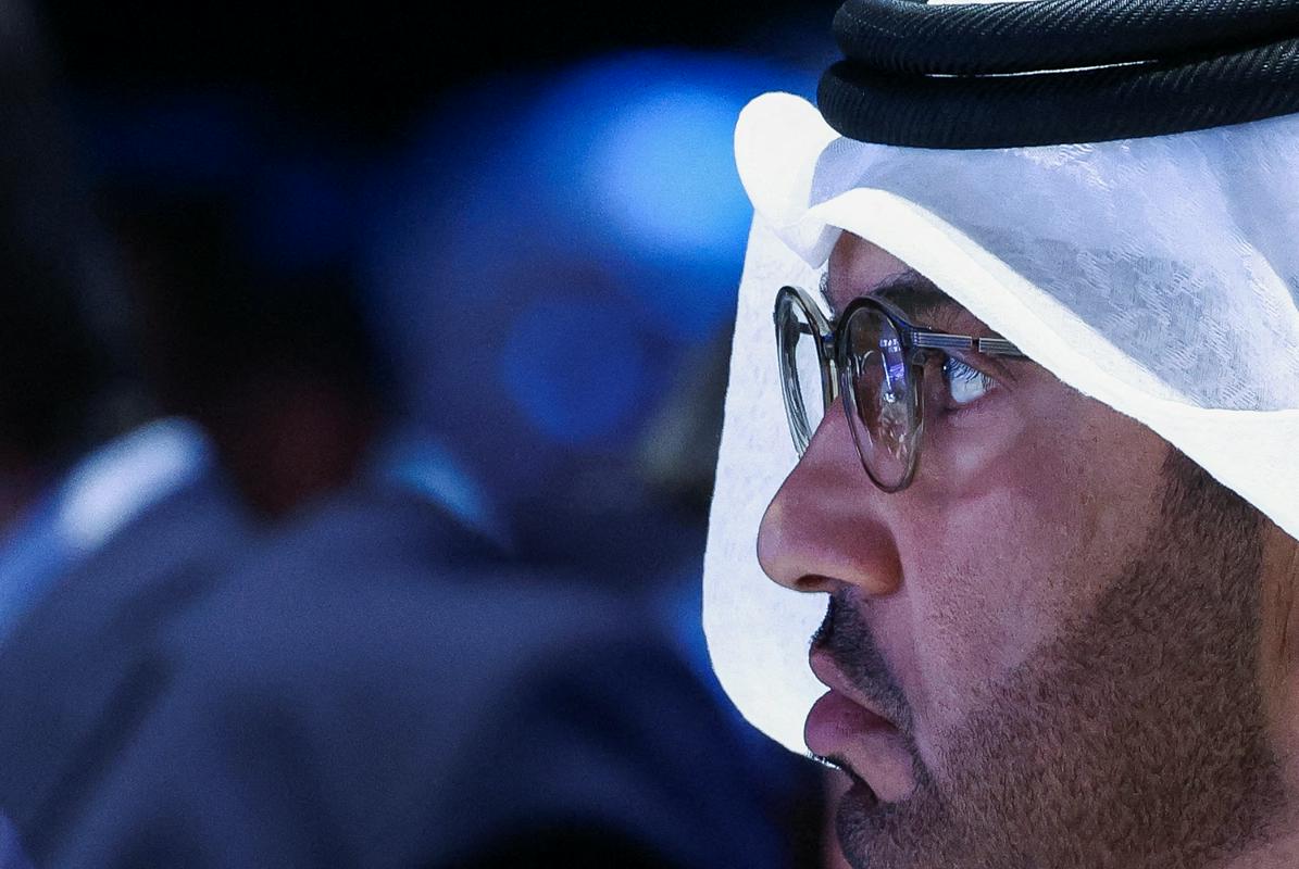 Sultan Al Džaber se je znašel pod plazom kritik, da želi konferenco izkoristiti za nove naftne posle. Foto: Reuters