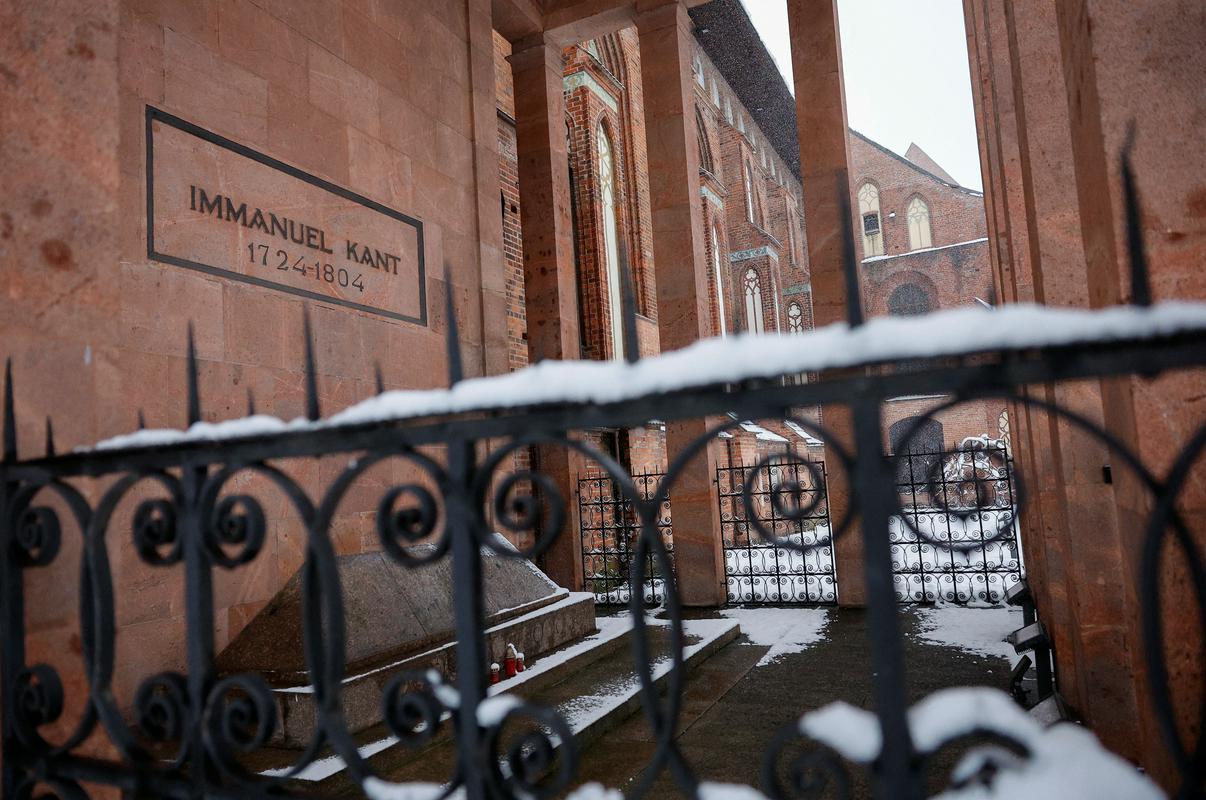 Grobnica, v kateri je pokopan Immanuel Kant. Foto: Reuters