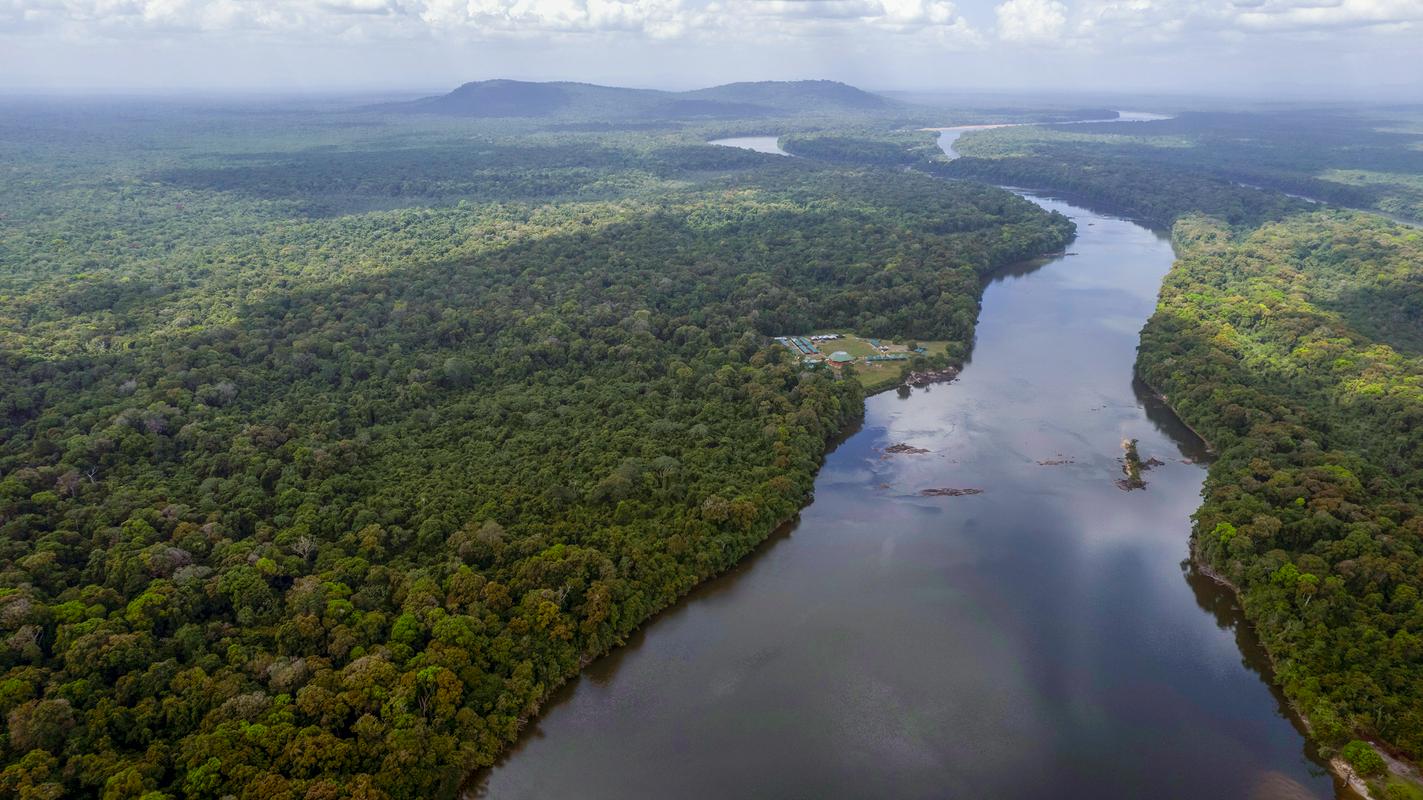 Pokrajino Essequibo od preostalega ozemlja Gvajane ločuje reka po istem imenu. Foto: AP