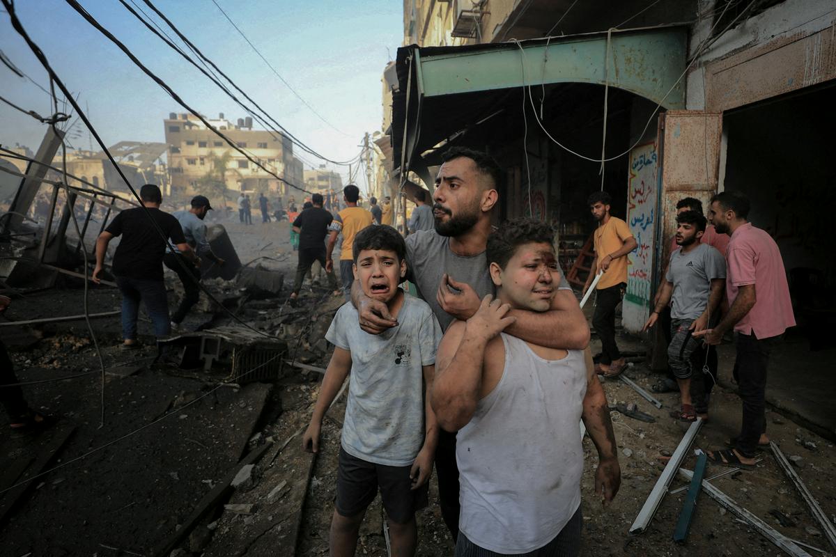 Uničenje v Gazi. Foto: Reuters