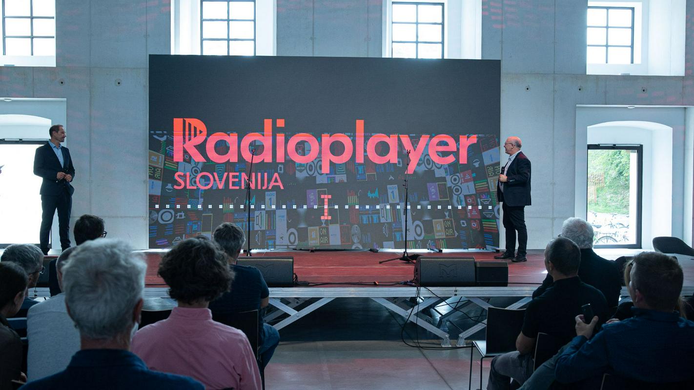 Predstavitev projekta Radioplayer na oktobrskem Avdiofestivalu Radia Slovenija.Foto: Katja Kodba / SOJ RTV SLO