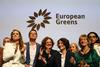 Vodilna kandidata Evropskih zelenih na evropskih volitvah Nemka Reintke in Nizozemec Eickhout