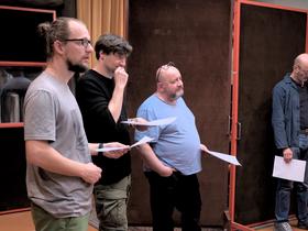 Med snemanjem. Foto: Amir Muratović