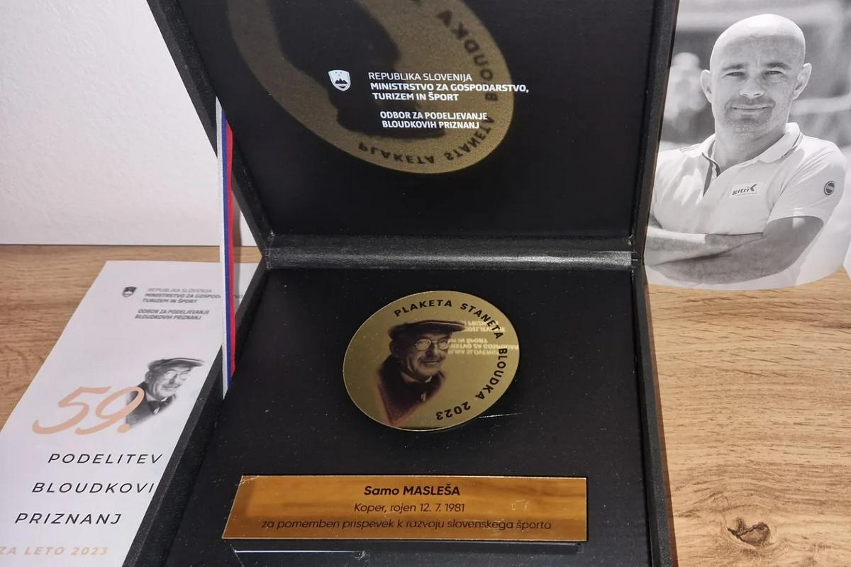 Samo Masleša, prejemnik Bloudkove plakete: 