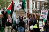 Nemške oblasti ustavile propalestinski kongres in prepovedale vstop v državo priči iz Gaze