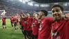 Leverkusen po zaostanku z 0:2 ostaja neporažen in v igri za trojno krono