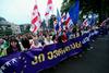 V Gruziji 50.000 protestnikov nasprotovalo zakonu o tujih agentih