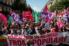 V Franciji ženski protest proti skrajni desnici, ki ji ankete napovedujejo zmago na volitvah