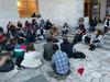 Incontro di Assemblea per la Palestina in Piazzale Europa