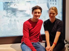 Cene Prevc in Julija Patricija Prevc. Foto: Tanja Mojzer