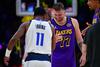 LA Lakers - Dallas 92:91 (do konca še 5 min, trojni dvojček Dončića)