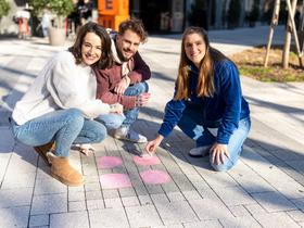 Andreja Leški, Gaja Filač in Leopold I. Foto: SOJ RTV SLO/Adrian Pregelj