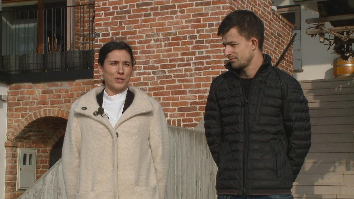 Katarina in Dorian Gjerkeš. Foto: Televizija Slovenija Katarina in Dorian Gjerkeš. Foto: Televizija Slovenija