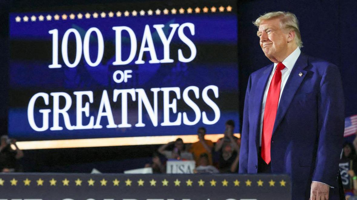 Trump po 100 dneh vladanja: "Šele smo začeli, niste videli še ničesar"