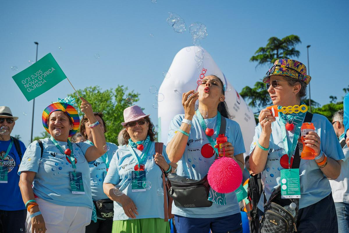 Pohod je začel celodnevno dogajanje v obeh mestih. Foto: GO! 2025 Pohod je začel celodnevno dogajanje v obeh mestih. Foto: GO! 2025
