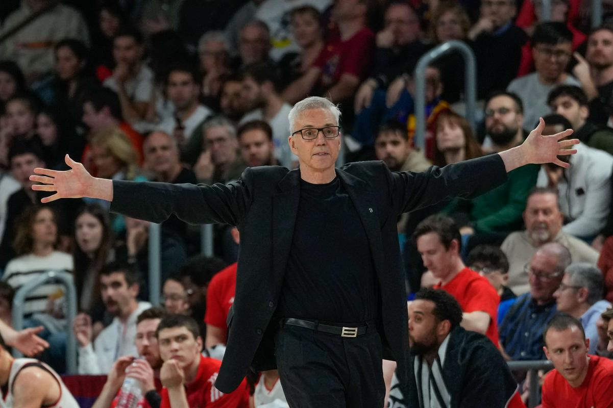 Gordon Herbert je zadnje leto treniral Bayern München, vodil ga bo do konca leta 2025. Foto: EPA Gordon Herbert je zadnje leto treniral Bayern München, vodil ga bo do konca leta 2025. Foto: EPA