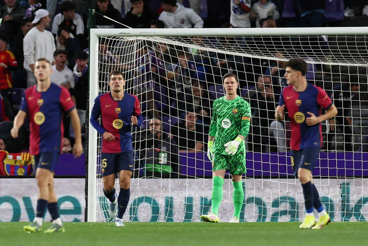 Marc Andre ter Stegen se je po hudi poškodbi in sedemmesečni odsotnosti vrnil na igrišča. Foto: Reuters Marc Andre ter Stegen se je po hudi poškodbi in sedemmesečni odsotnosti vrnil na igrišča. Foto: Reuters