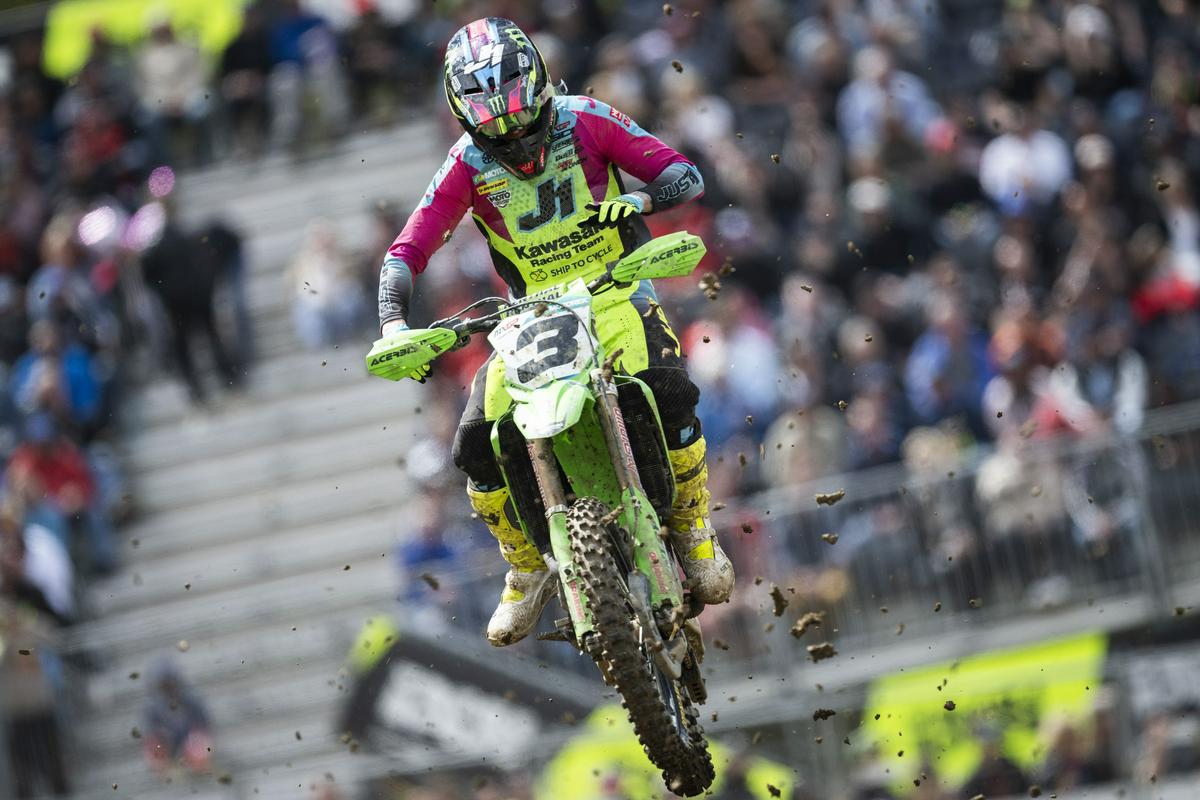 Romain Febvre je izkoristil odsotnost poškodovanega Gajserja. Foto: EPA Romain Febvre je izkoristil odsotnost poškodovanega Gajserja. Foto: EPA