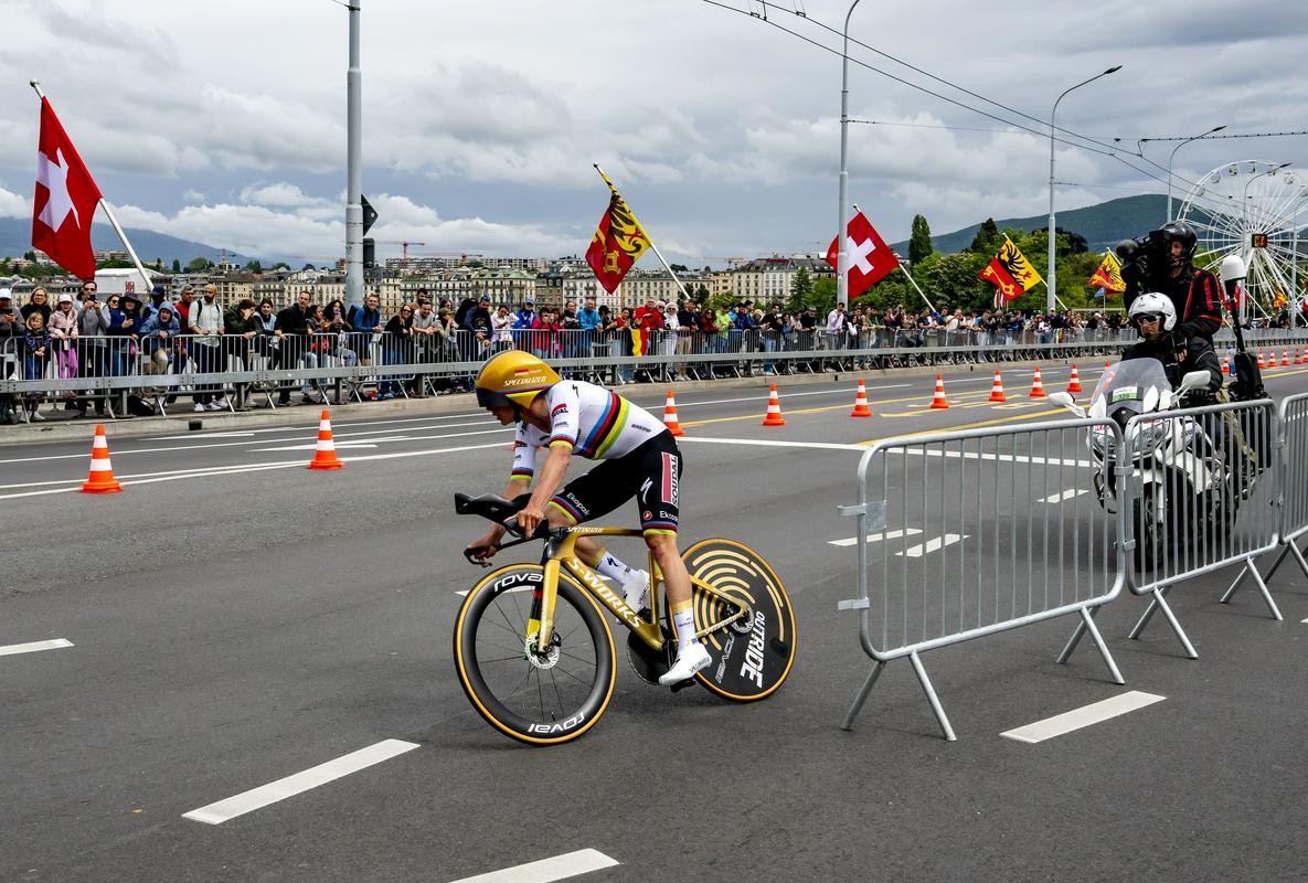 Remco Evenepoel je dobil vožnjo na čas. Foto: EPA Remco Evenepoel je dobil vožnjo na čas. Foto: EPA
