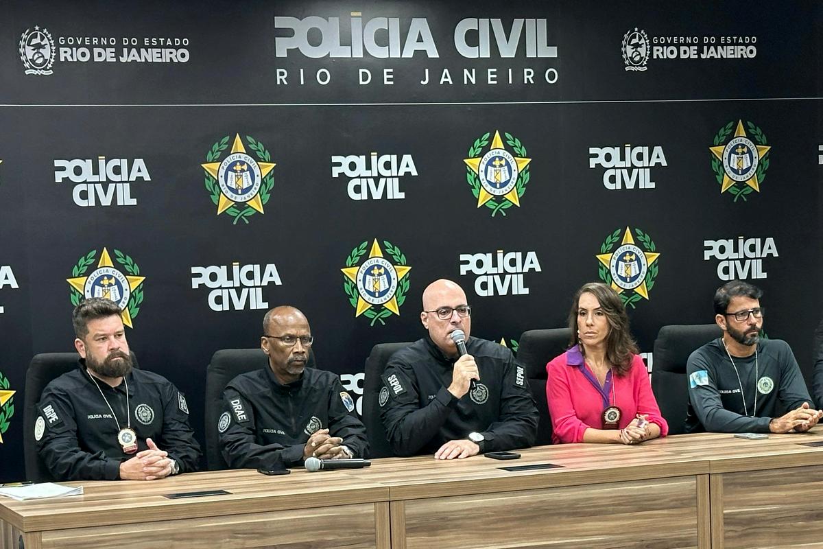 Tiskovna konferenca brazilske policije. Foto: Reuters Tiskovna konferenca brazilske policije. Foto: Reuters