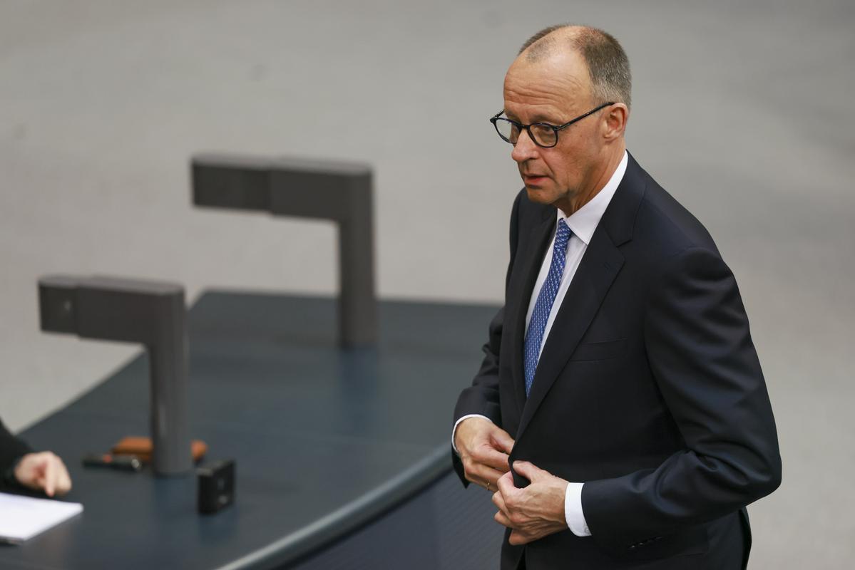 Friedrich Merz je pričakoval izvolitev v prvem krogu glasovanja. Foto: EPA Friedrich Merz je pričakoval izvolitev v prvem krogu glasovanja. Foto: EPA