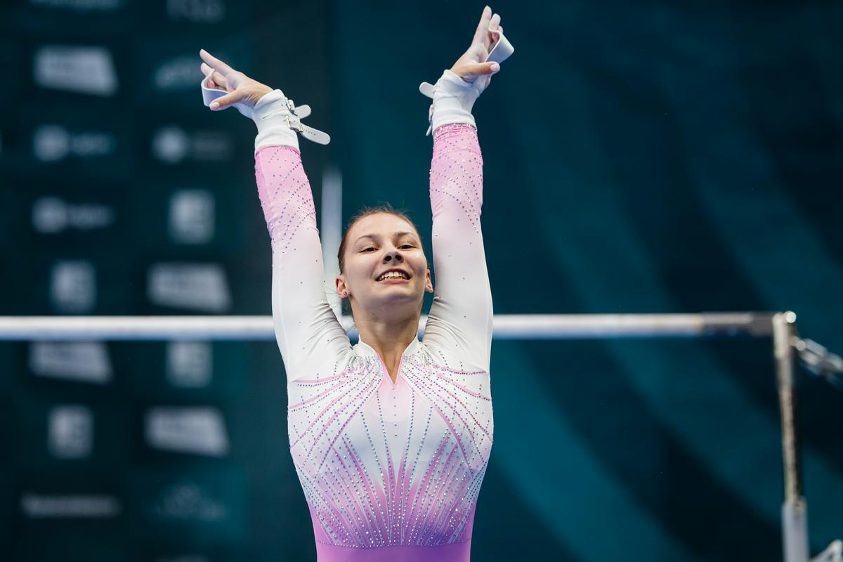 Lucija Hribar prva Slovenka v finalu mnogoboja na SP-ju