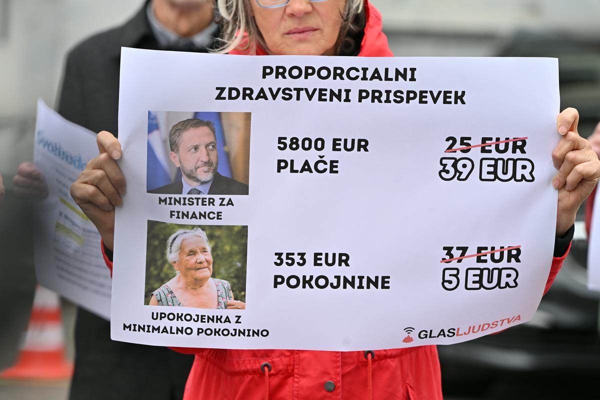 Glas ljudstva: Zavrnitev progresivnega zdravstvenega prispevka je pokazala vladni neoliberalni obraz