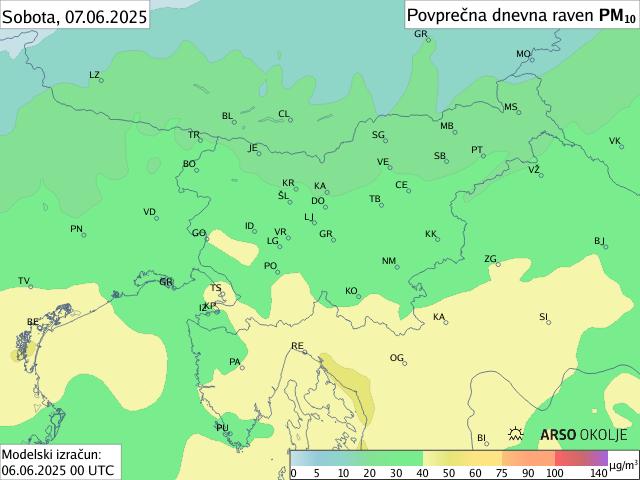 Slaba kakovost zraka zaradi puščavskega prahu, začela se je tudi sezona ozona