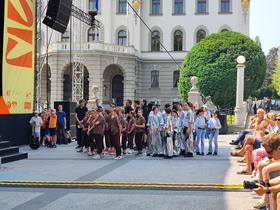 Čist hud žur na Kongresnem trgu Foto: Tanja Mojzer