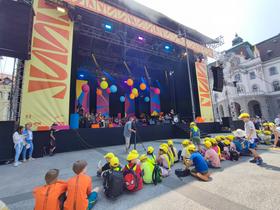 Čist hud žur na Kongresnem trgu Foto: Tanja Mojzer