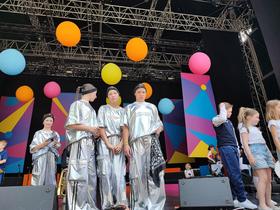 Čist hud žur na Kongresnem trgu (HIPHOP Plesni centr ADC iz Ajdovščine). Foto: Tanja Mojzer