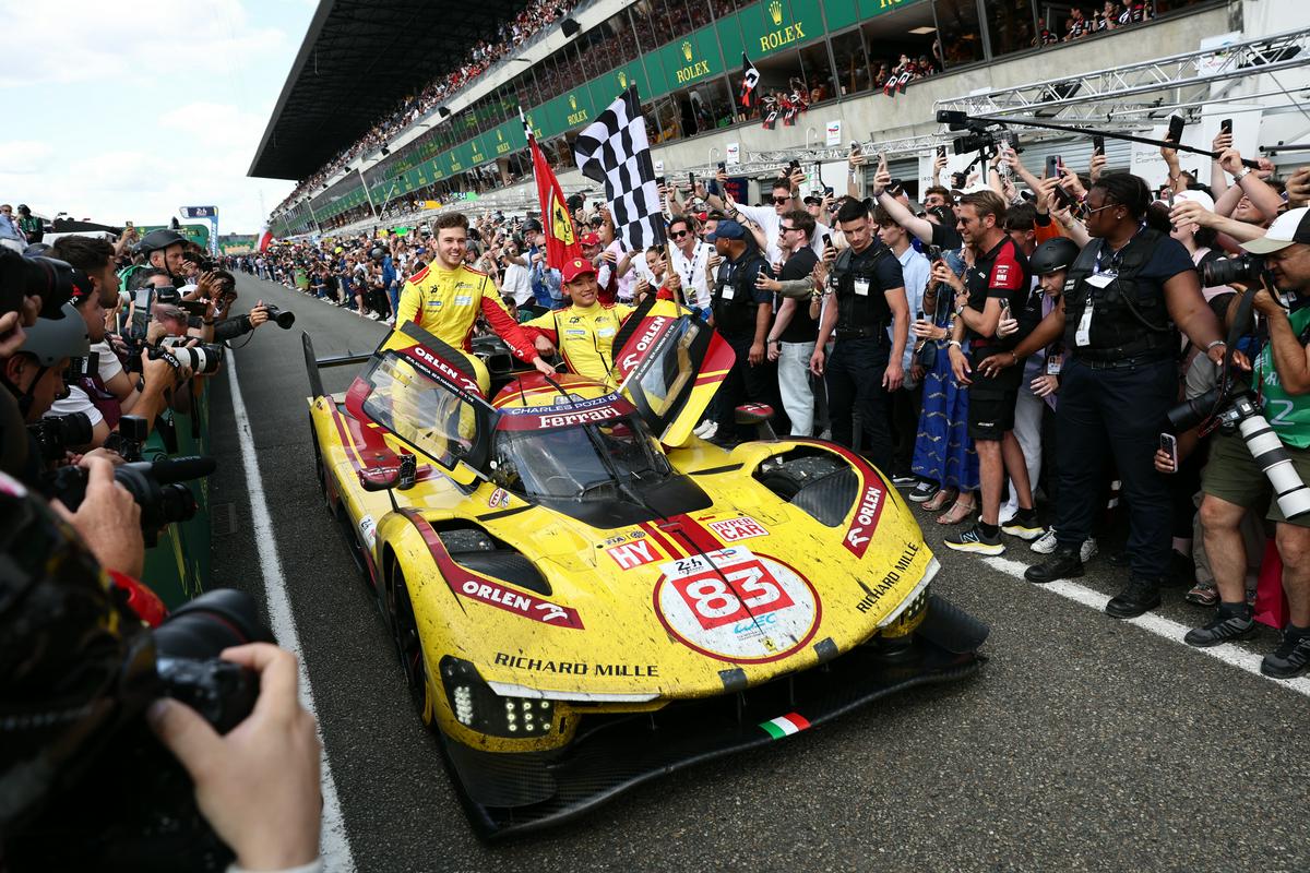 Ferrari še tretjič zapored dobil 24 ur Le Mansa
