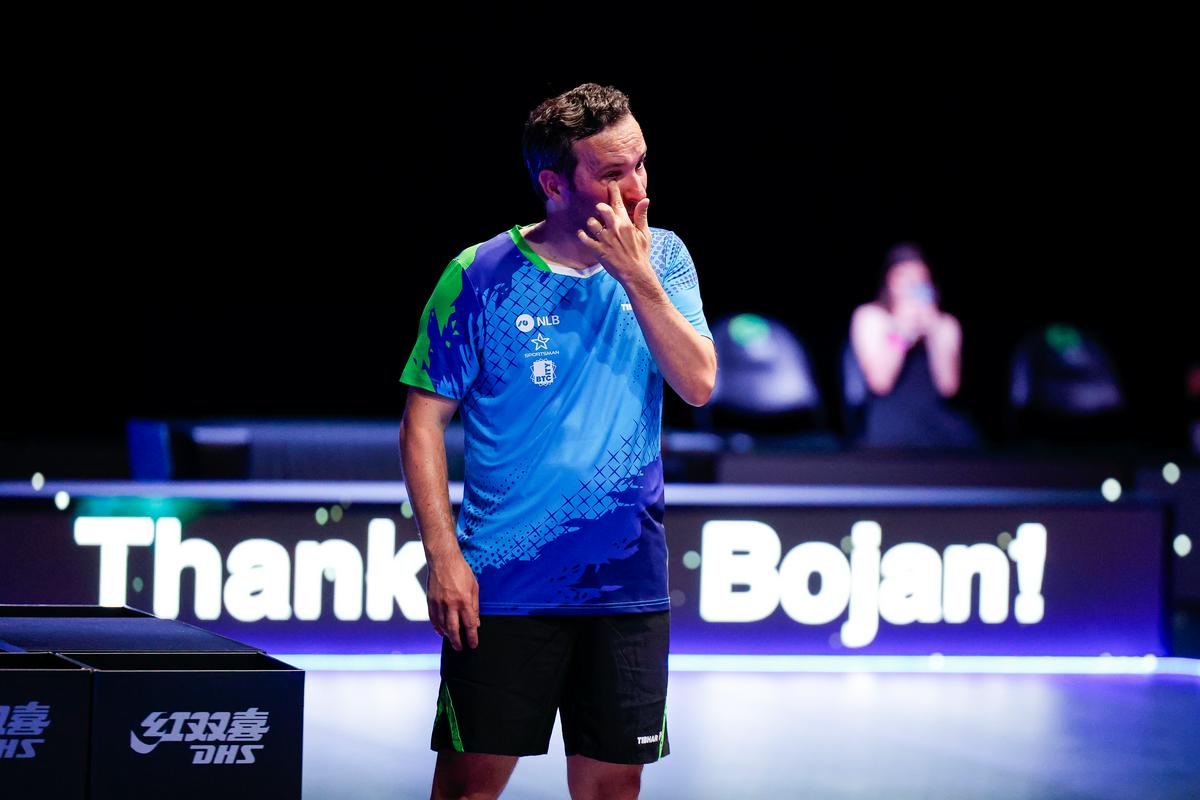 Tokić v zadnjem dvoboju v slovenskem dresu zapravil vodstvo v vseh treh nizih