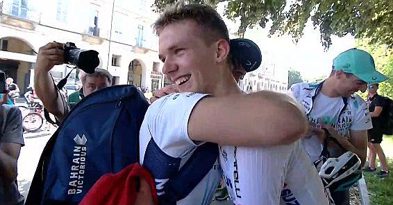 Jakob Omrzel osvojil rožnato majico na 