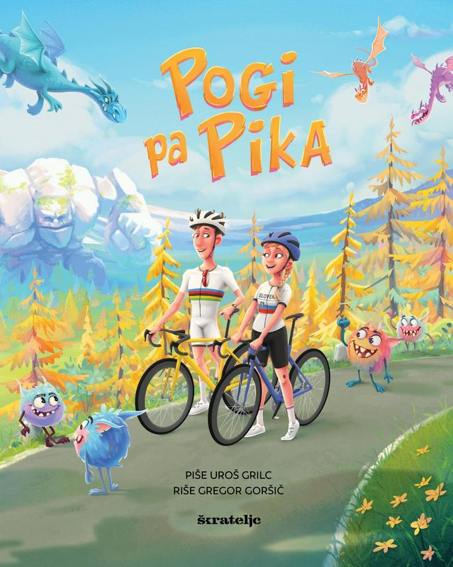 Nagradna igra: Pogi pa Pika, slikanica o kolesarju Tadeju Pogačarju