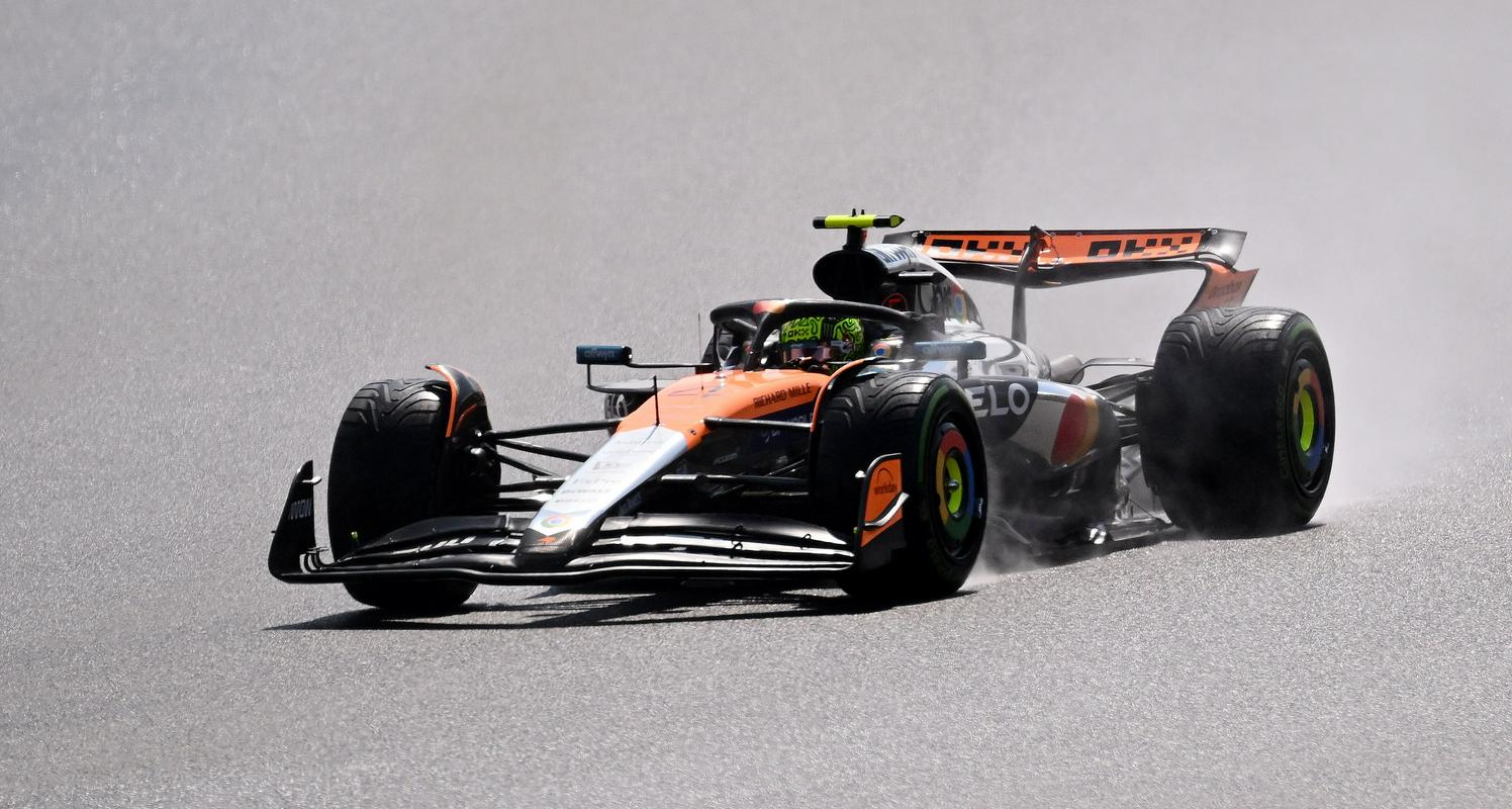 Norris po kazni Piastrija dobil domačo dirko v Silverstonu