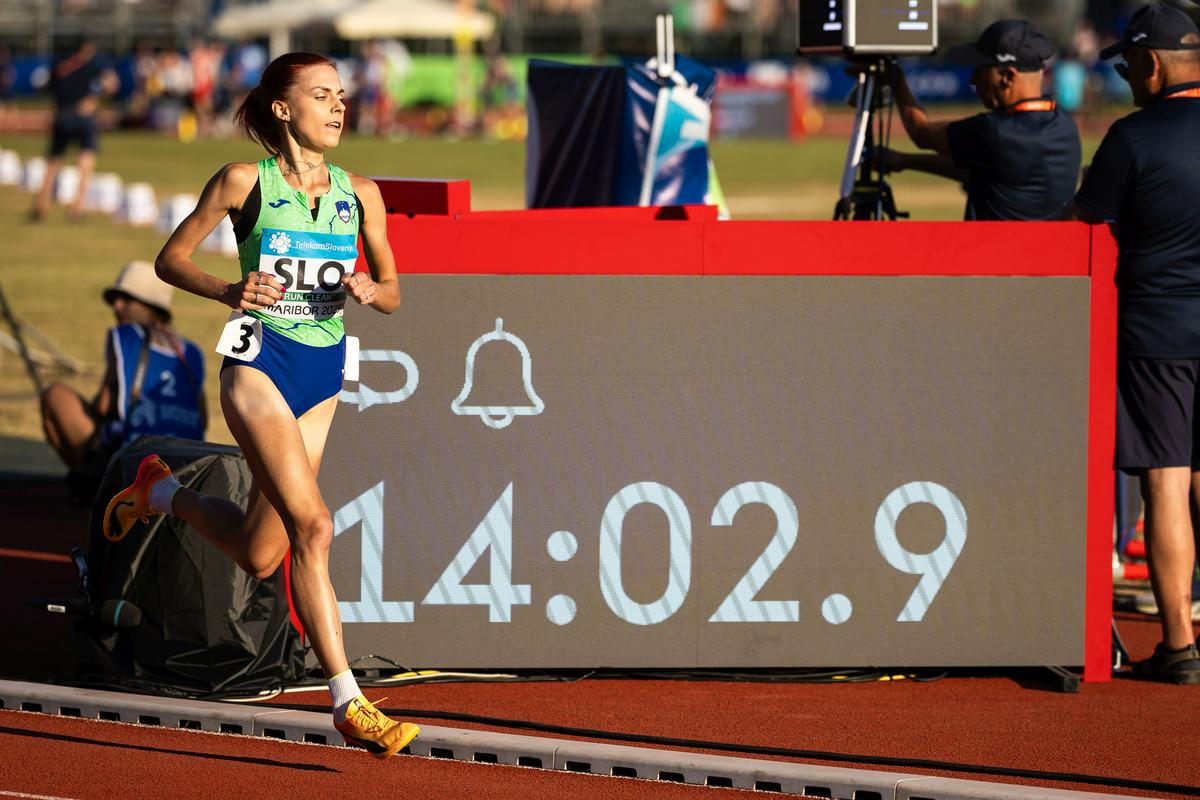 Klara Lukan za več kot šest sekund izboljšala državni rekord na 5000 m