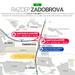 Za konec tedna napovedana popolna zapora na razcepu Zadobrova v Ljubljani