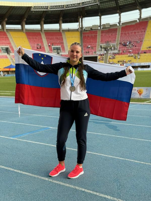 Nova slovenska medalja - Živa Križ srebrna v metu kopja