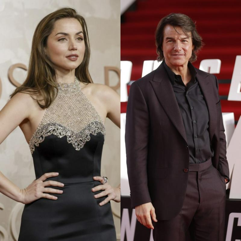 Tom Cruise in Ana de Armas naj bi z držanjem za roke potrdila romanco